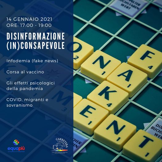 Disinformazione (in)consapevole – Covid & poi?