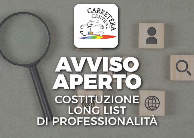 PROG. PER.S.O.N.A.: AVVISO APERTO PER LA COSTITUZIONE DELLA LONG LIST (ELENCO DI ESPERTI) DI PROFESSIONALITÀ